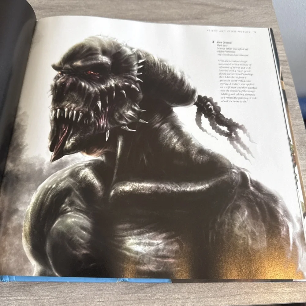 Sci-Fi Art Now Hardcover John Freeman Artist Sketch Drawing Concepts Book Guide